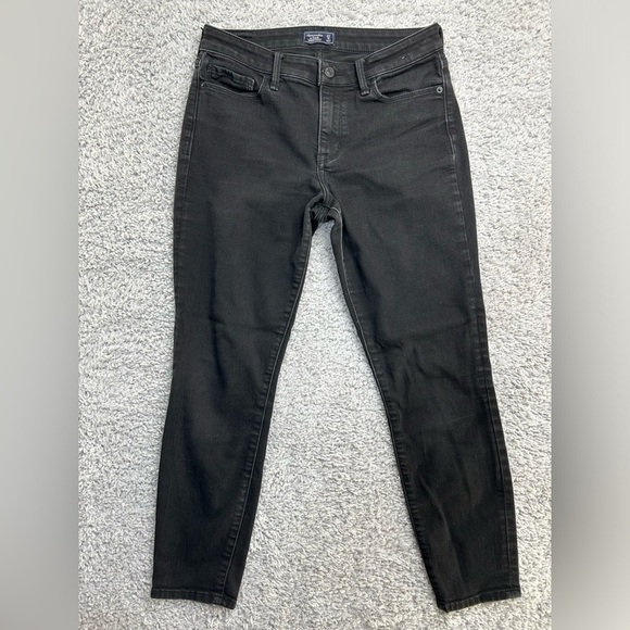 Abercrombie and Fitch Jeans Womens 4 Harper Ankle Casual Basic Essential Stretch - Picture 1 of 4